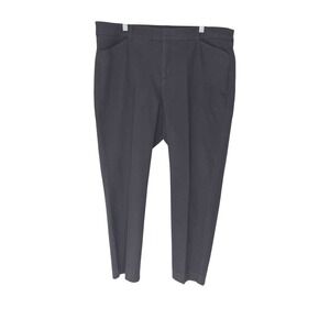 Old Navy Black Basic Plus Career Office Straight Leg Pixie Dress Pants Size 18